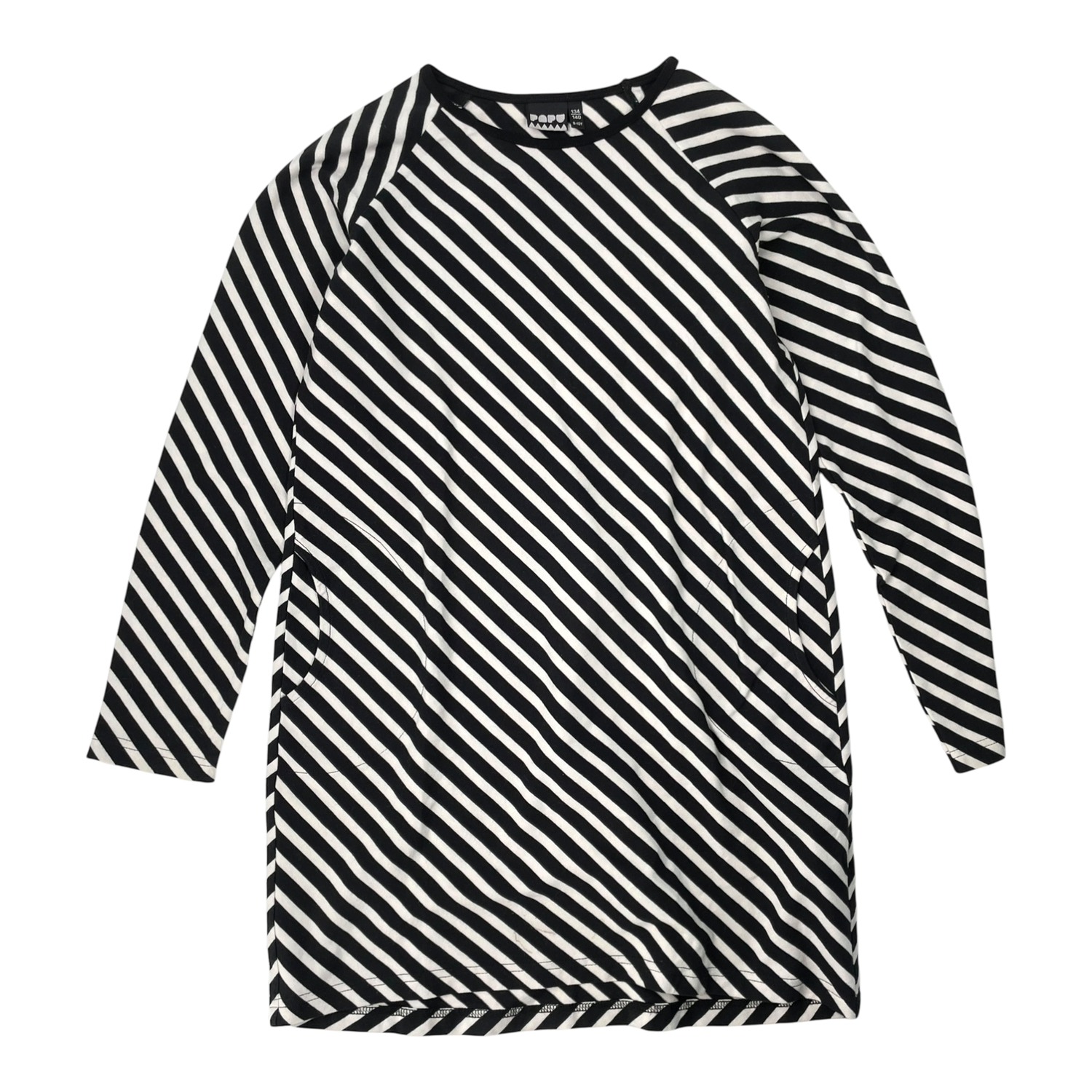 Tricot dress, stripes | 134/140cm