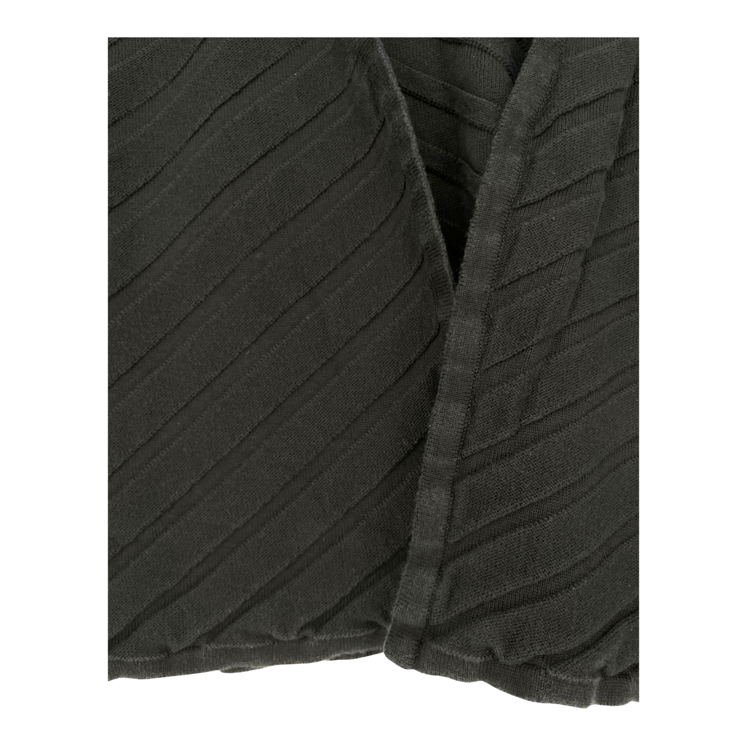 Cropped petit cotton cardigan, black | woman M/L