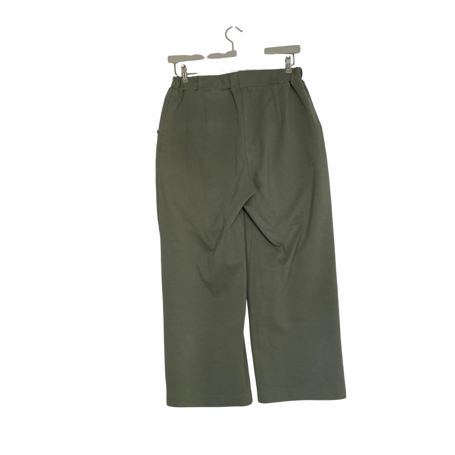 Straight sweat pants, moss green | woman L