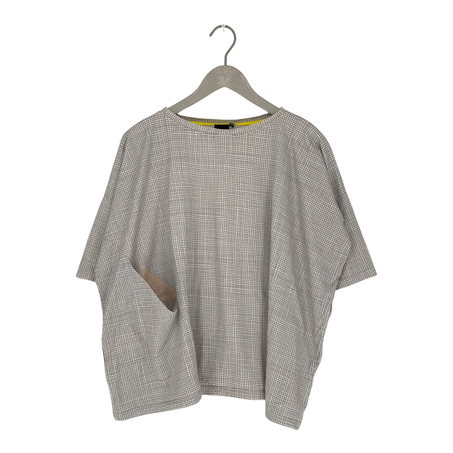 Patch t-shirt, grid | woman XS