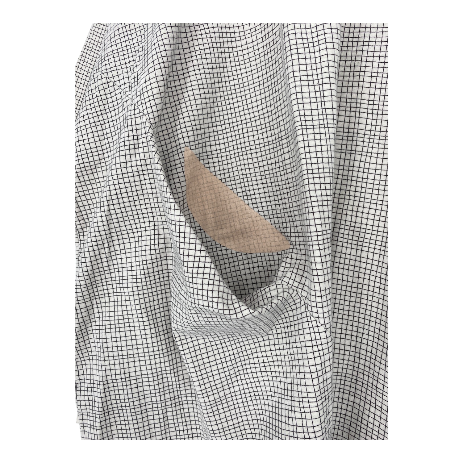 Patch t-shirt, grid | woman XS