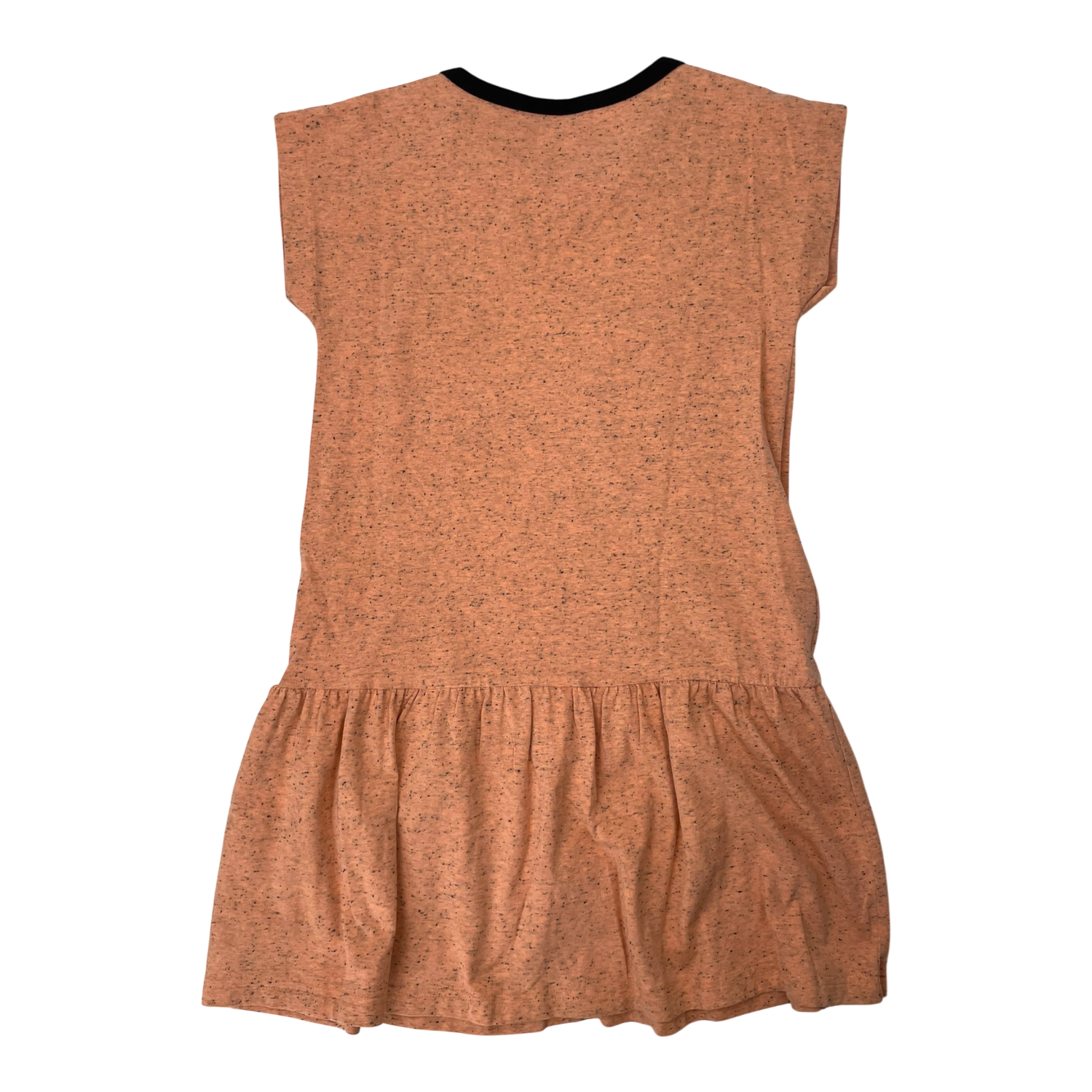 Collar dress, coral | 122/128cm