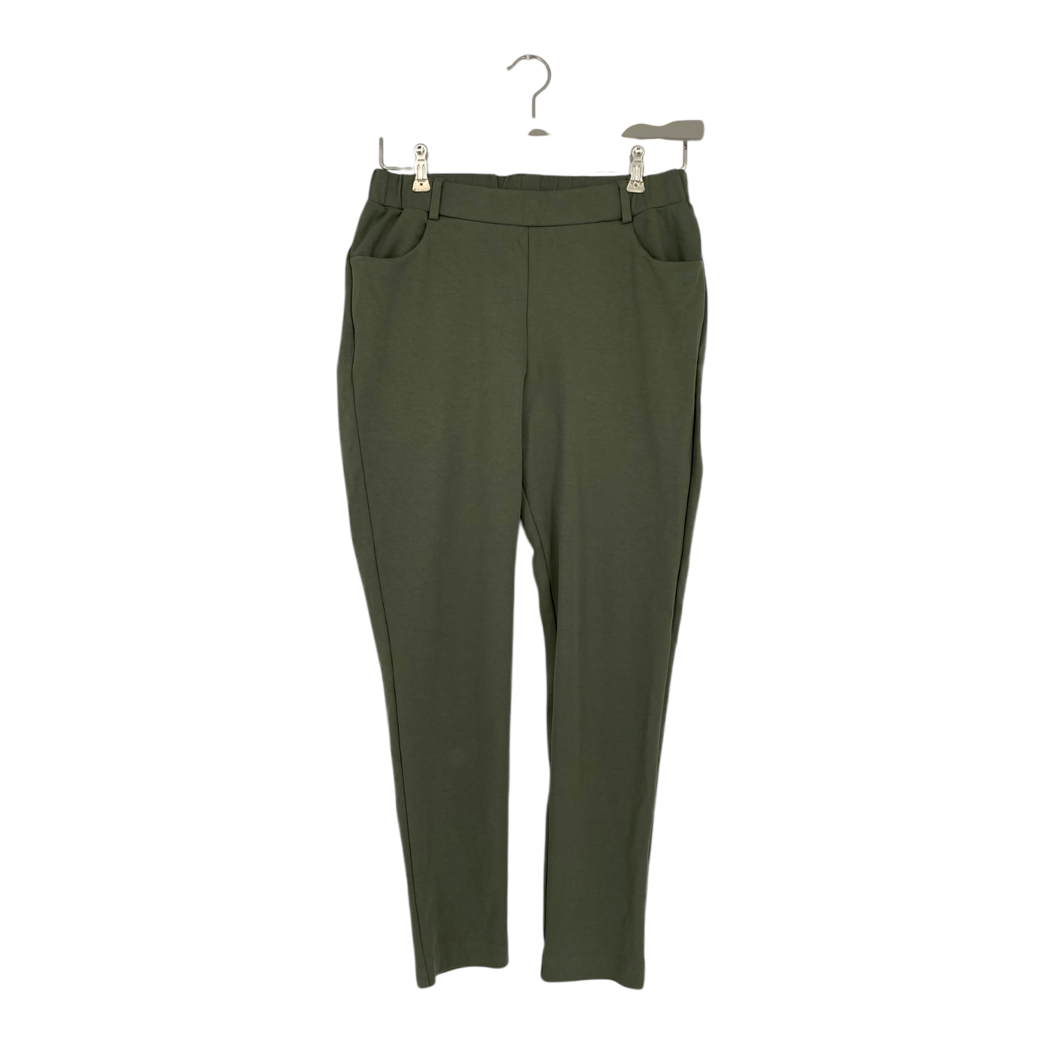 Cropped sweatpants, moss green | woman M