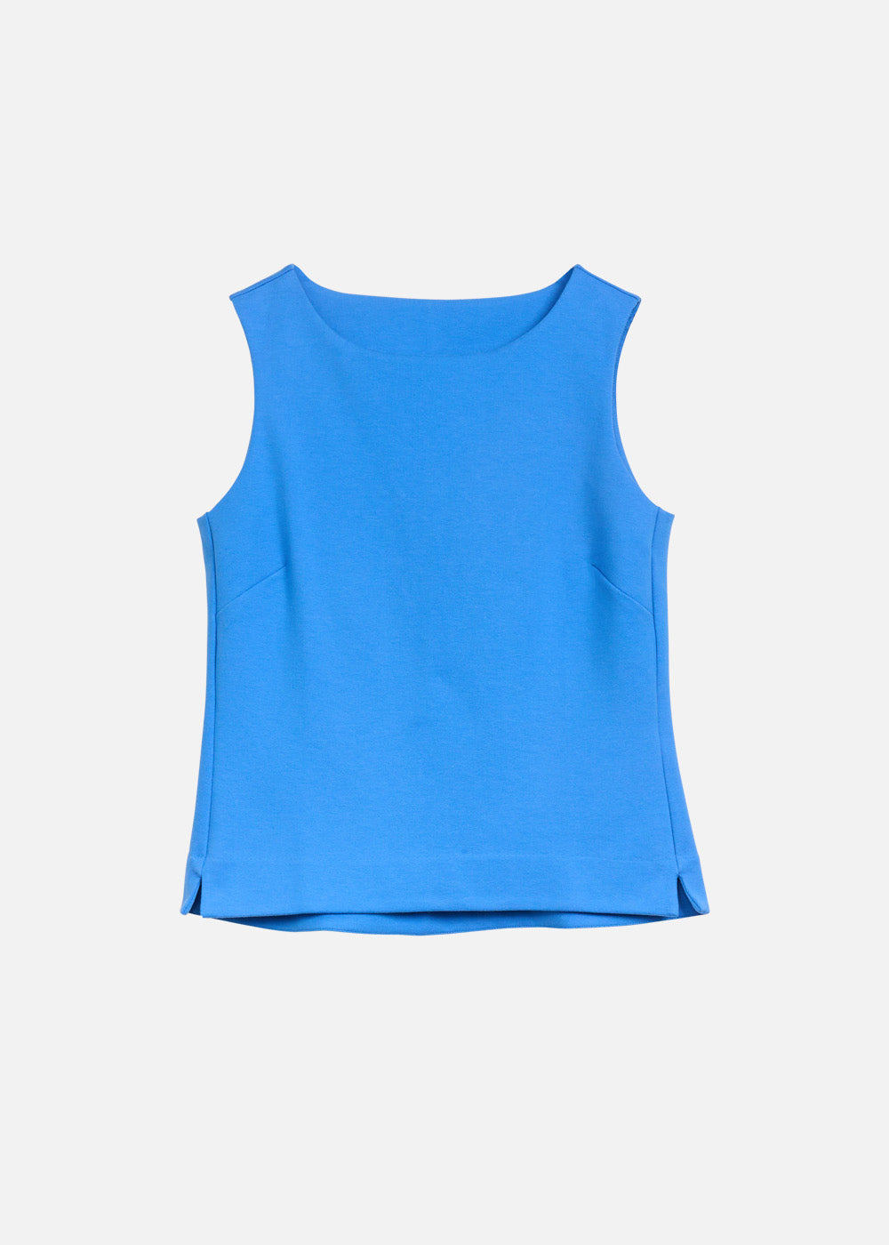 BOAT NECK TOP, Bright Blue