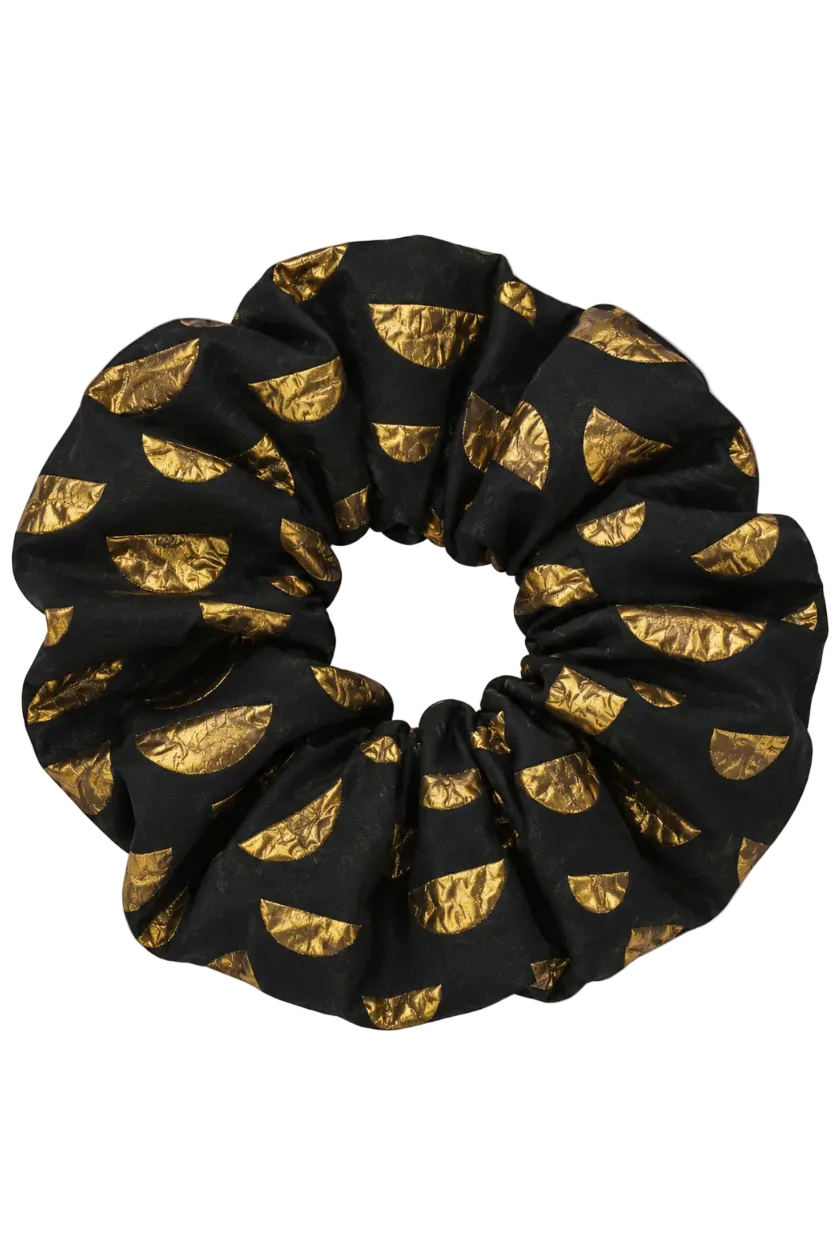 GLAM scrunchie, gold beans