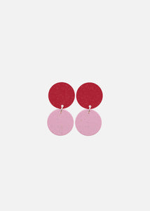 DOTS-Korvakorut No.2, Juicy Red/Cherry Blossom