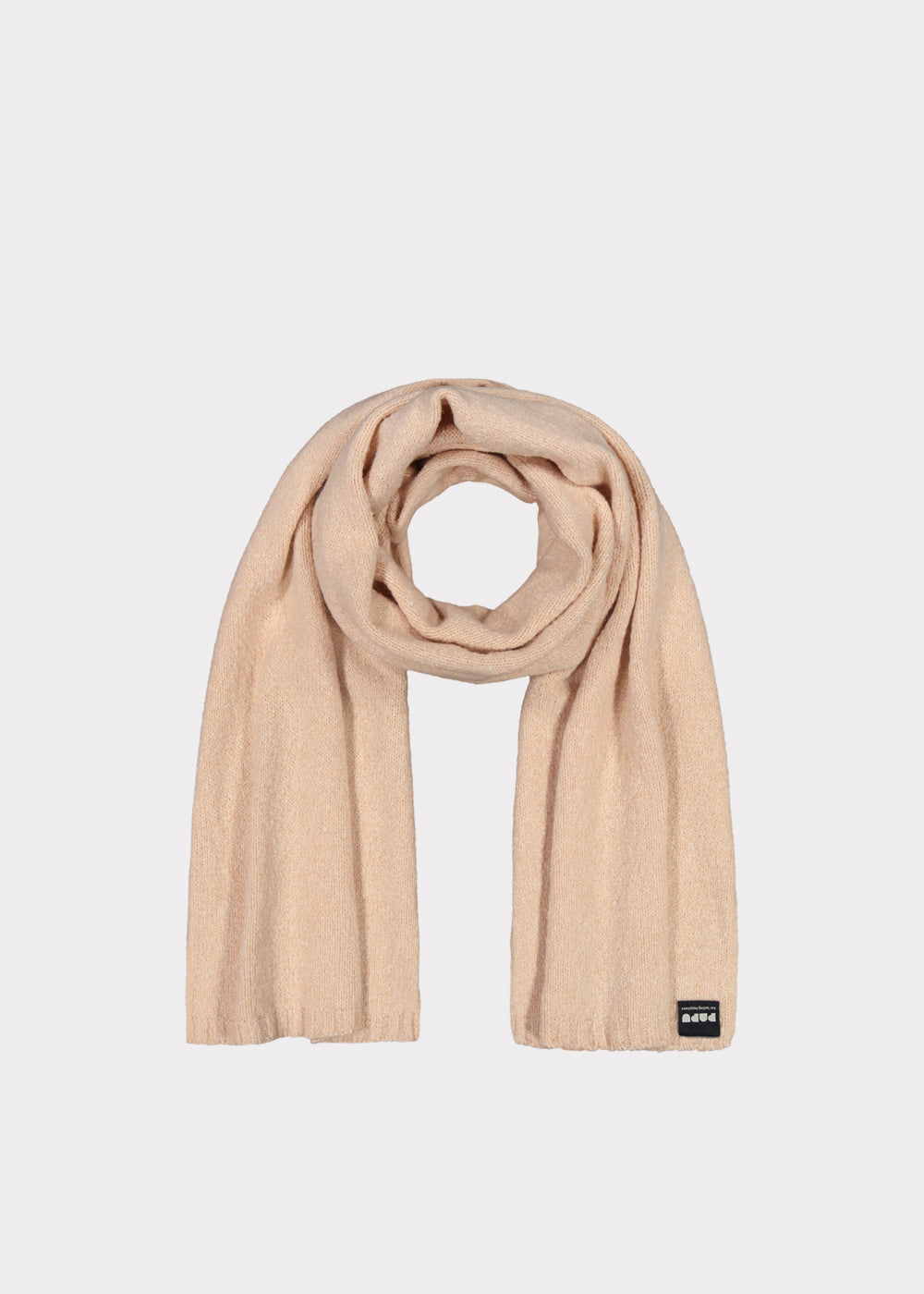 GIANT-huivi, Fluffy knit, Nude