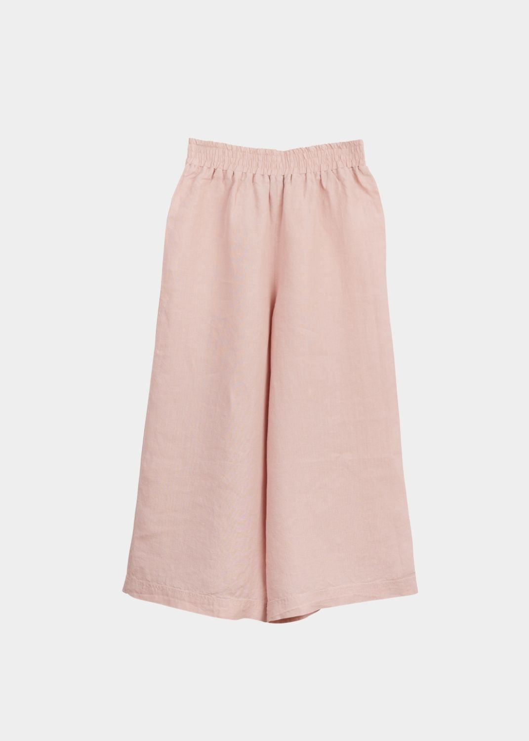 CULOTTES-pellavahousut, Muted red, naisten