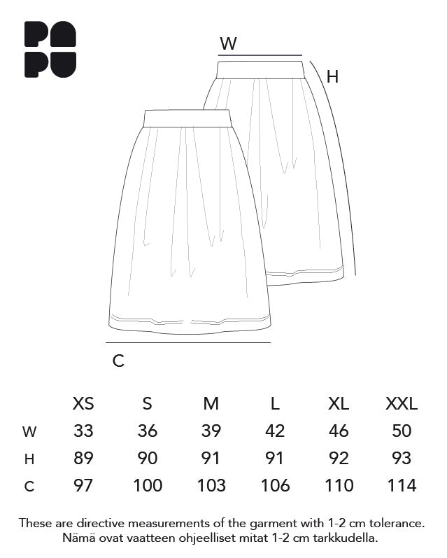 PLEATED-hame, Crossroads, naisten