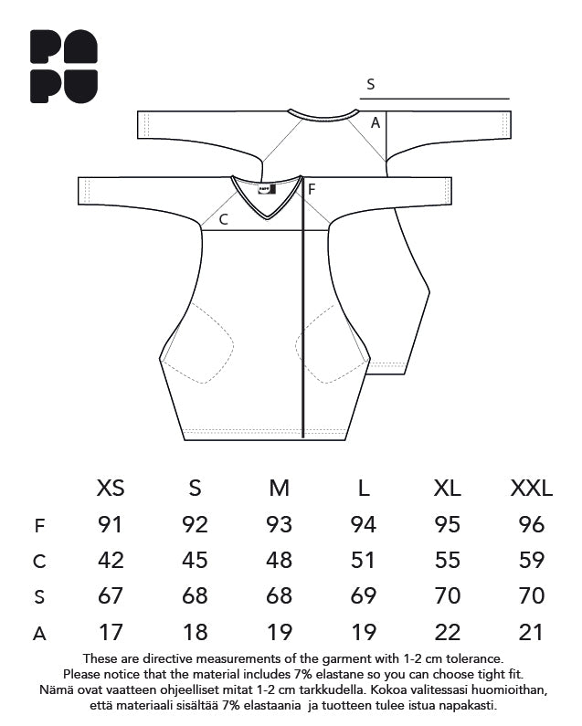 V-NECK KANTO-mekko, Crossroads, naisten