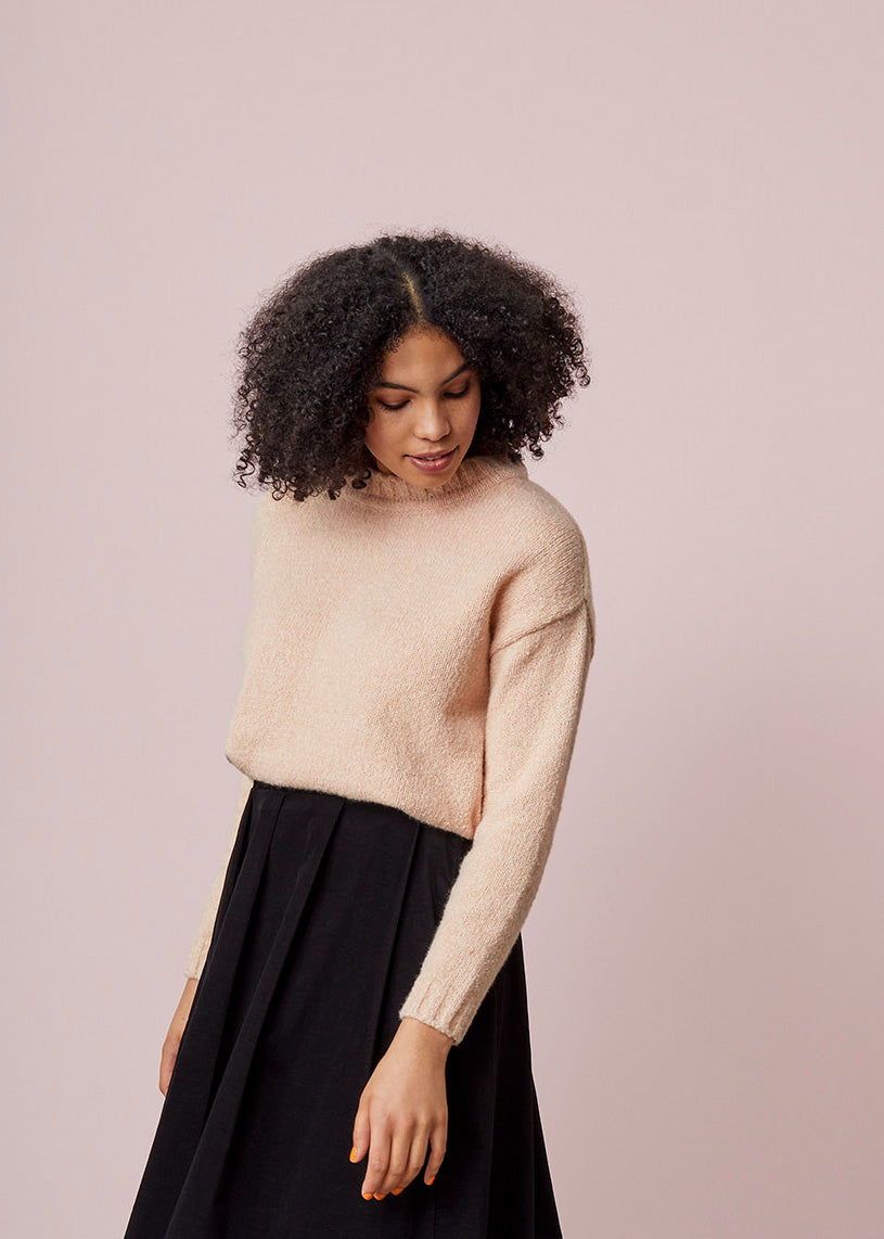 NEULEPAITA, Fluffy knit, Nude