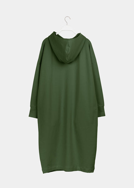 GIANT HOODIE -mekko, Cypress Green, naisten