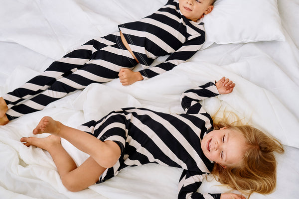 MELLOW-mekko, Huge Stripe, Black/Canvas Grey