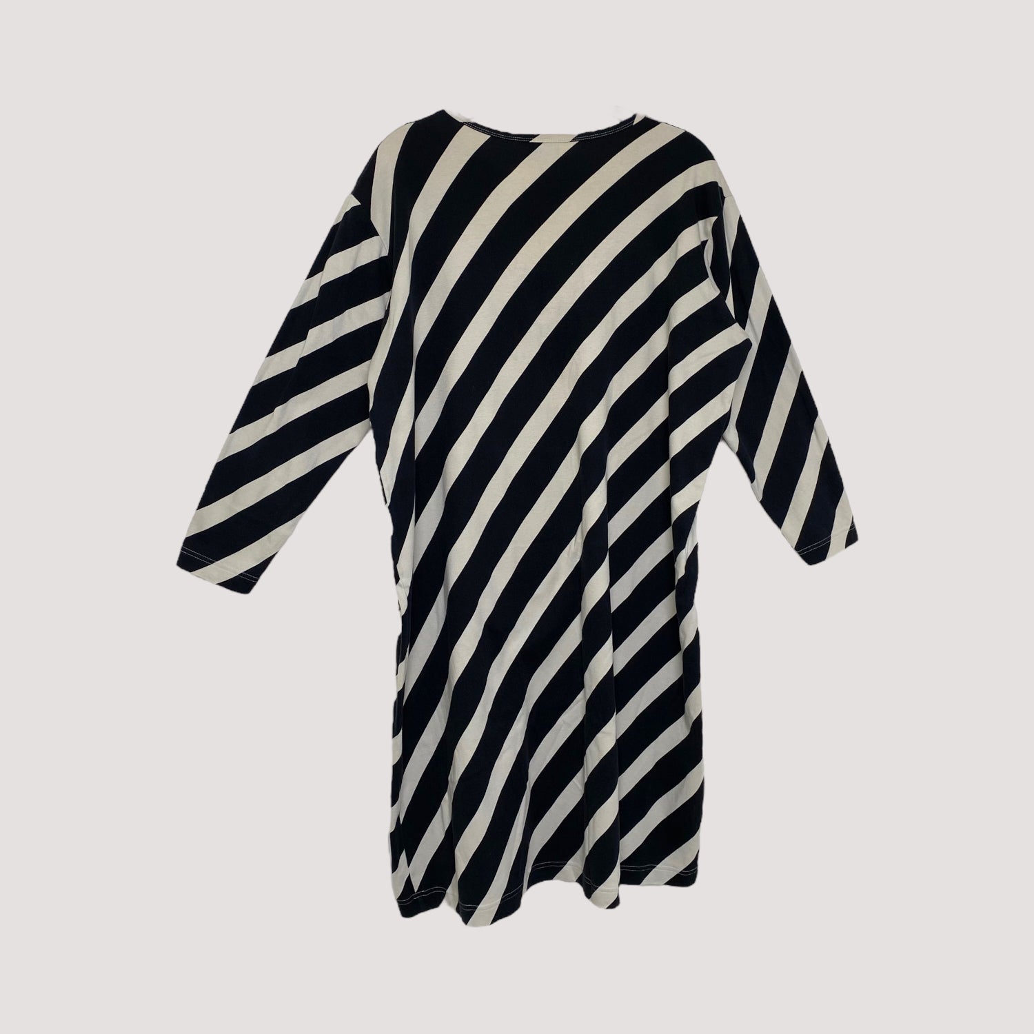 stripe tunic, black/sand | woman XXL