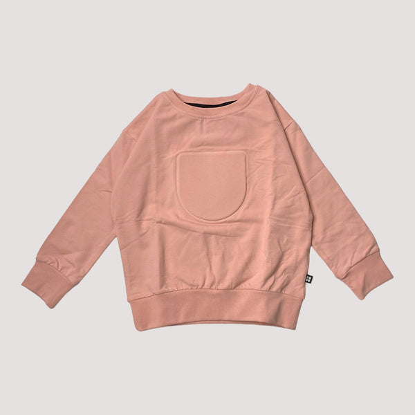 logo sweatshirt, misty pink | 110/116cm