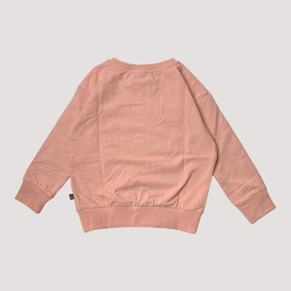 logo sweatshirt, misty pink | 110/116cm