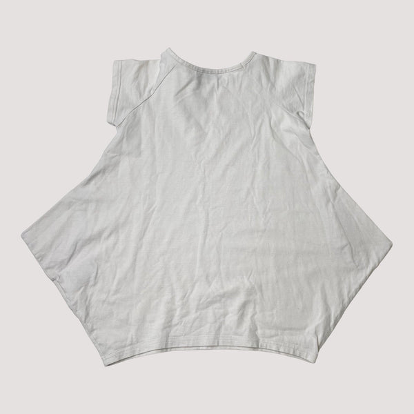 t-shirt kanto dress, white | 98/104cm