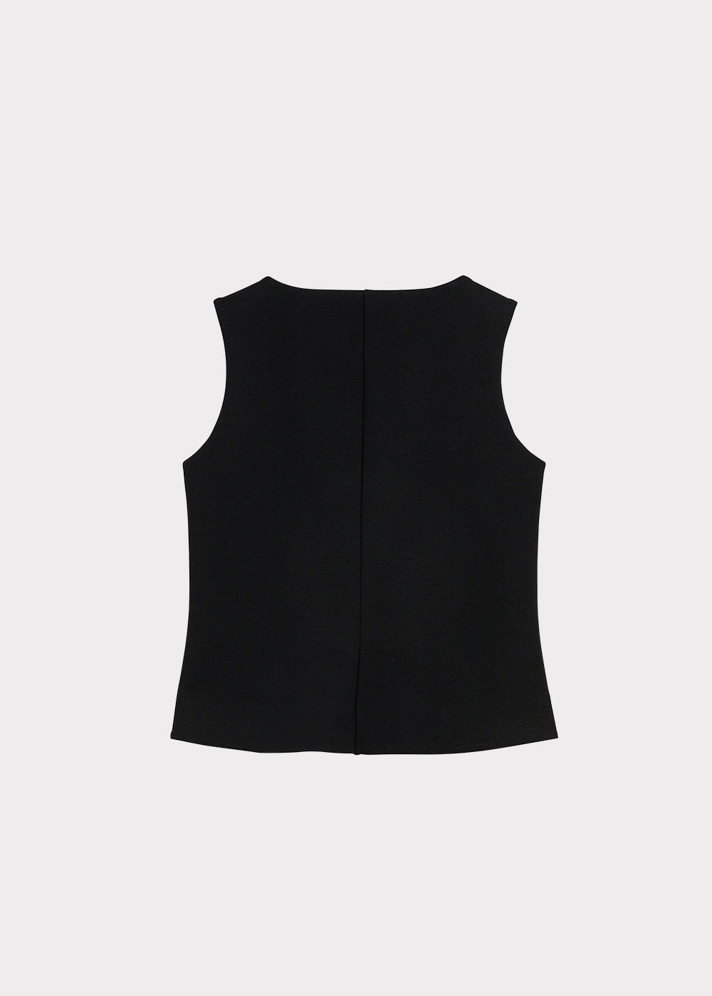 BOAT NECK TOP, Musta