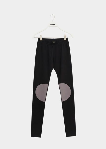 PATCH-leggingsit, Black/Stone Grey, naisten